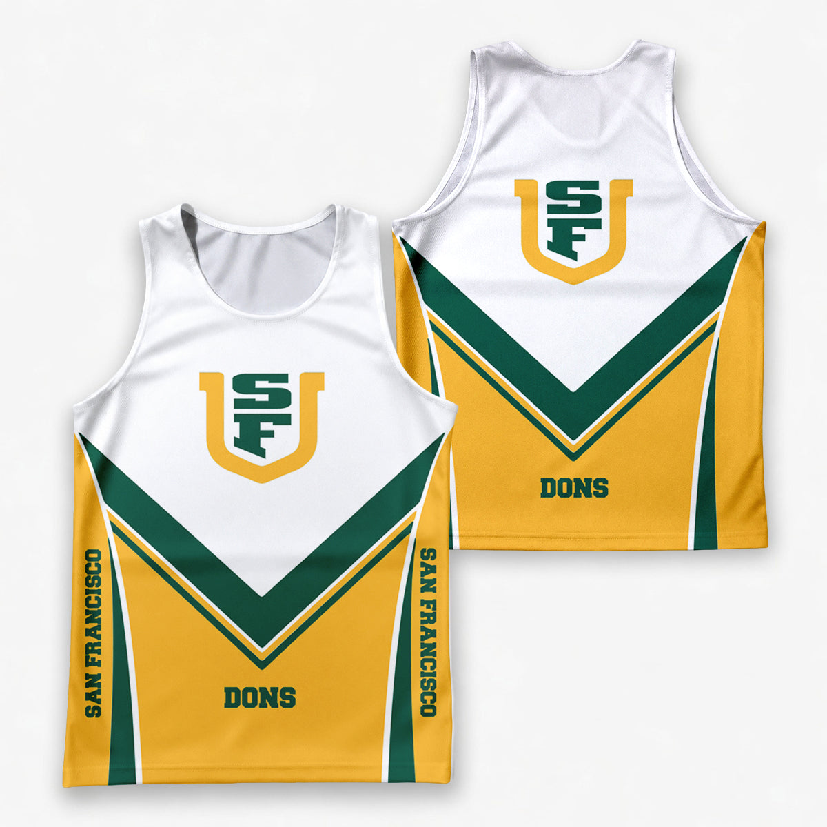 San Francisco  Dons Tech Running Tank Top