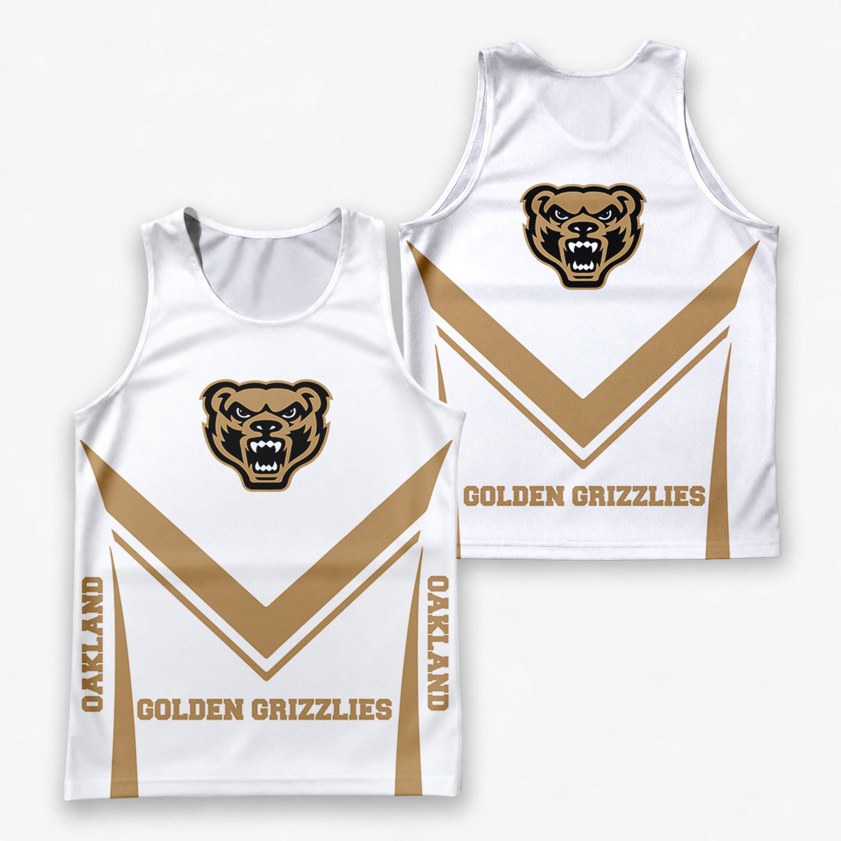 Oakland  Golden Grizzlies Tech Running Tank Top