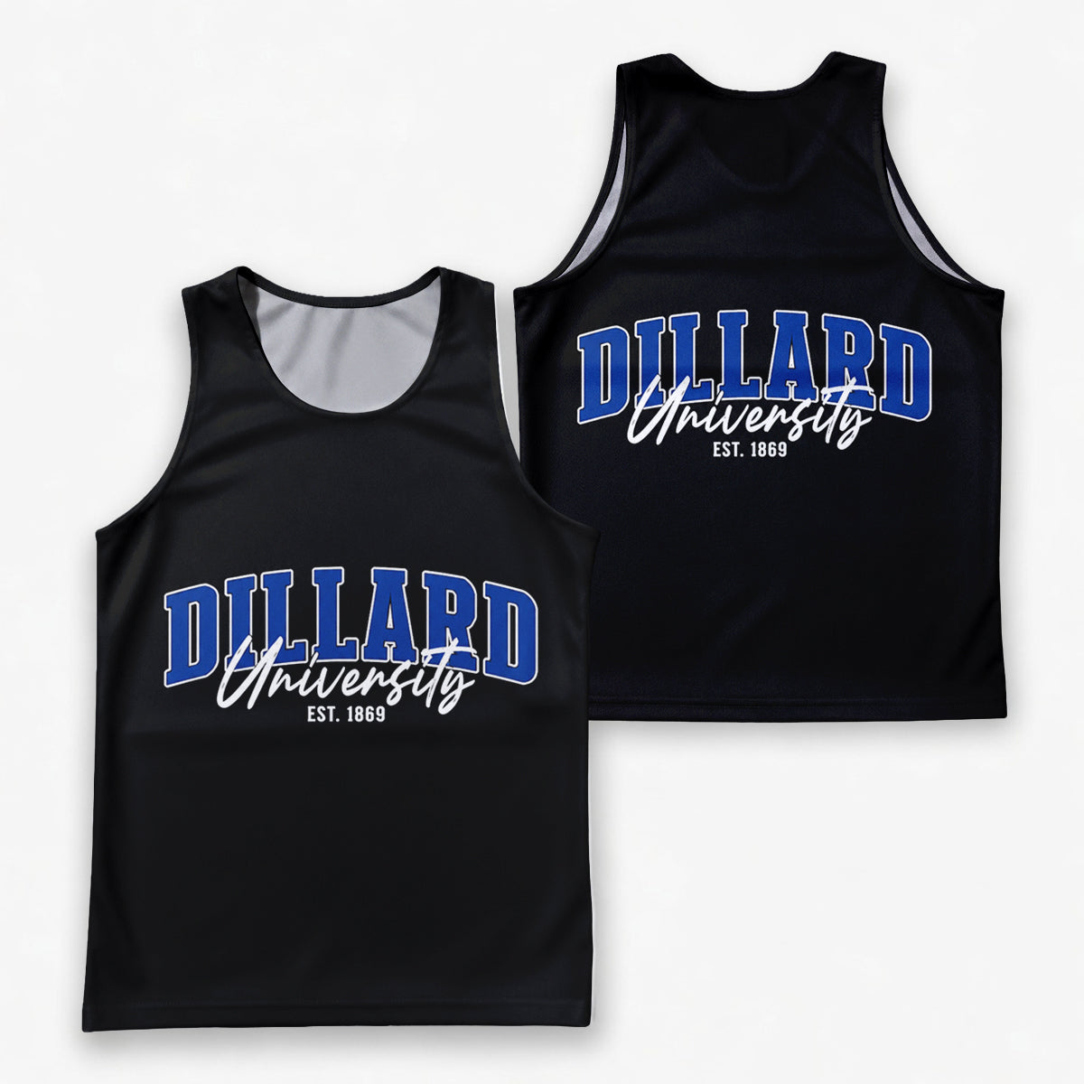 HBCU Running Tank Top Dillard University Running Singlet for Men and Women