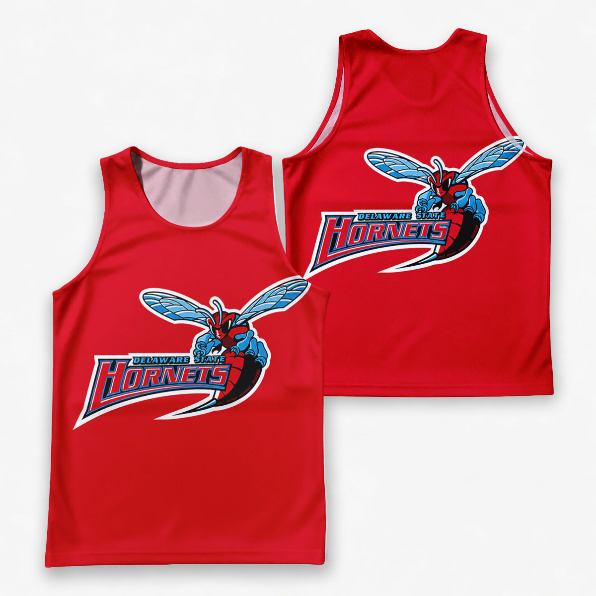 HBCU Running Tank Top Delaware State Hornets Running Singlet for Men and Women