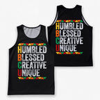 HBCU Running Tank Top Humbled Blessed Running Singlet for Men and Women