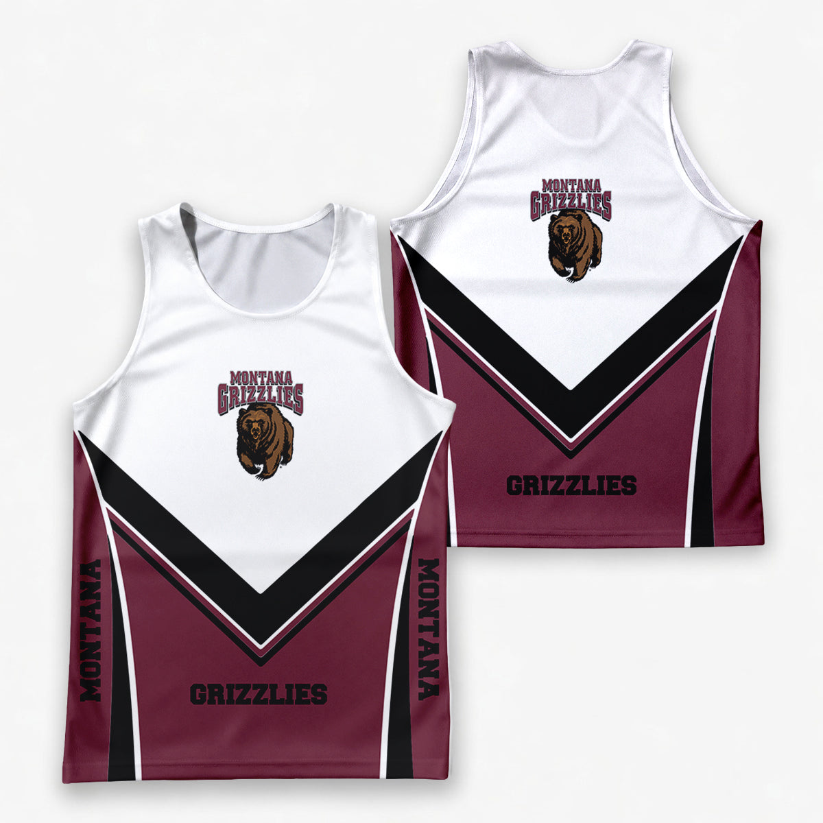 Montana  Grizzlies Tech Running Tank Top