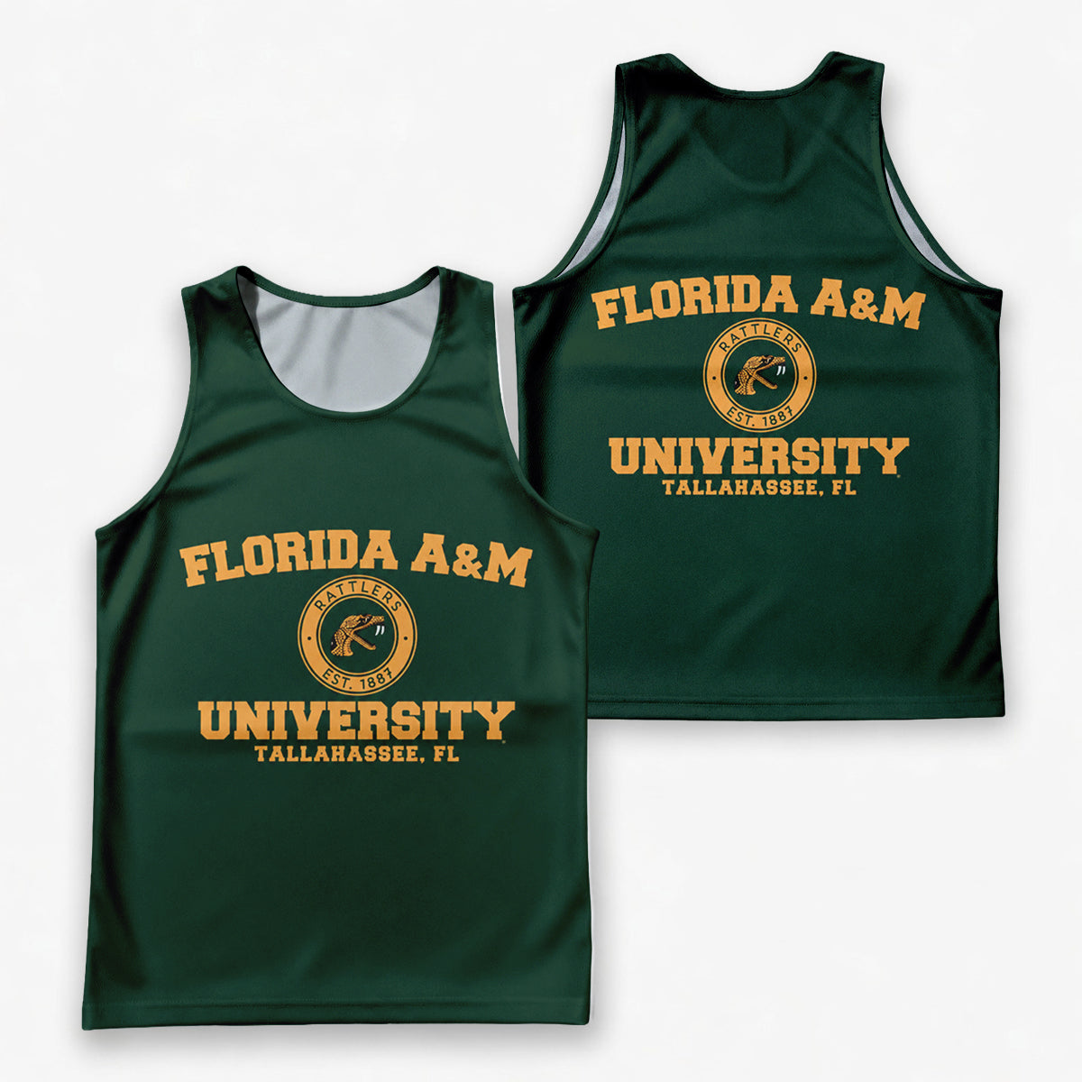 HBCU Running Tank Top Florida A&M University 1887 Running Singlet for Men and Women