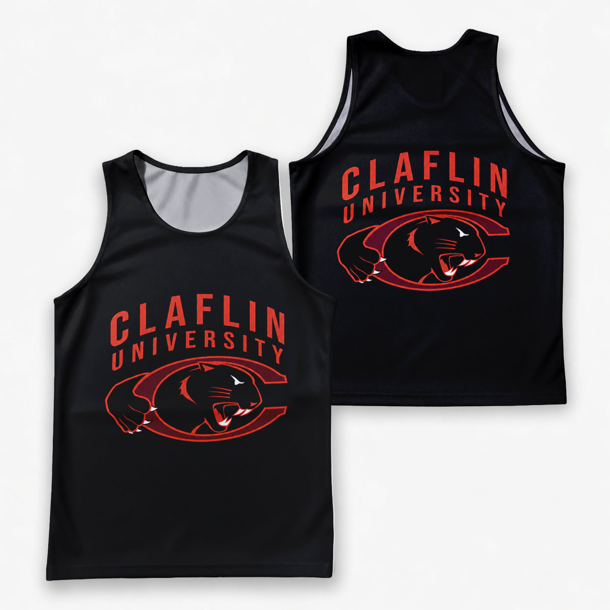 HBCU Running Tank Top Claflin University Panthers Running Singlet for Men and Women