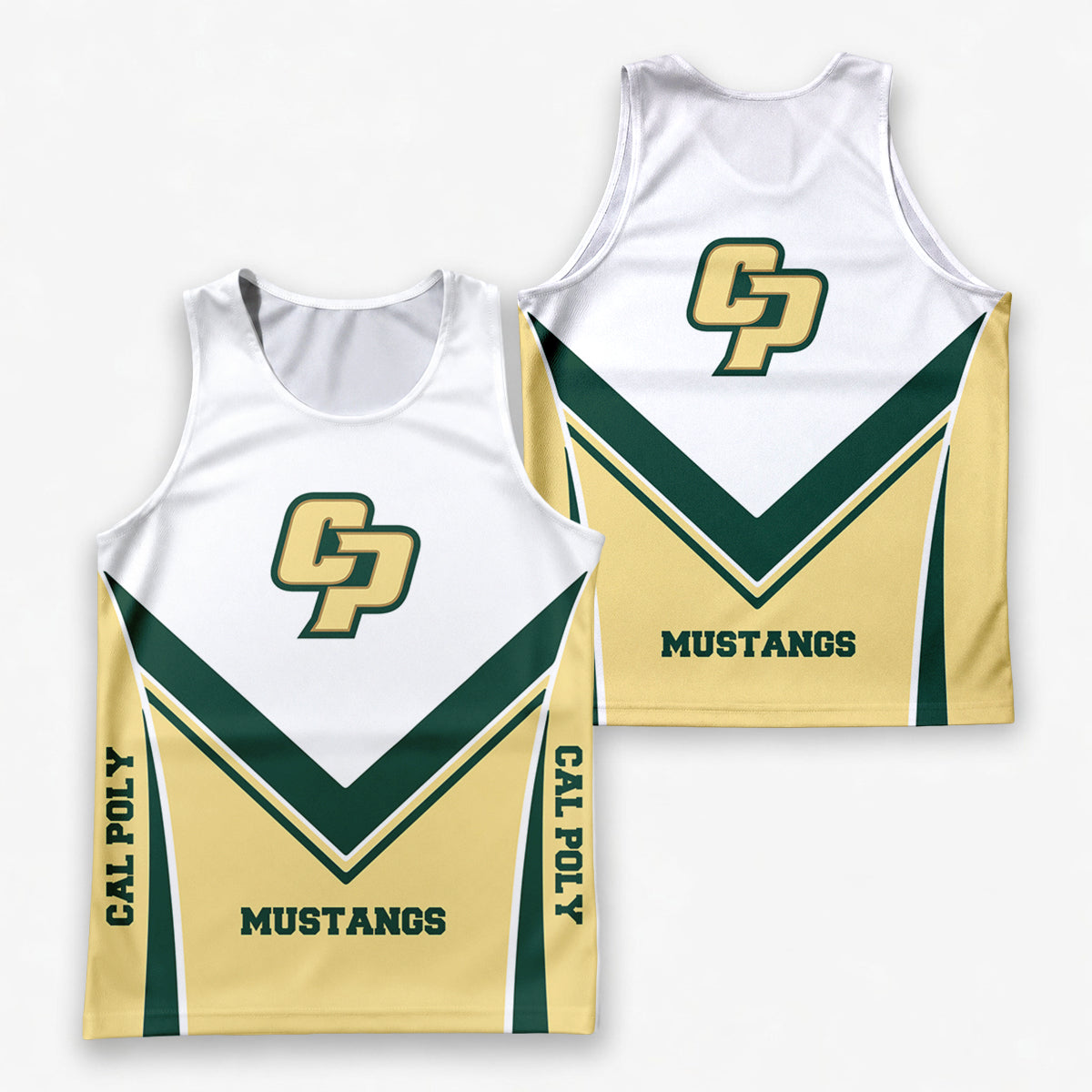 Cal Poly  Mustangs Tech Running Tank Top