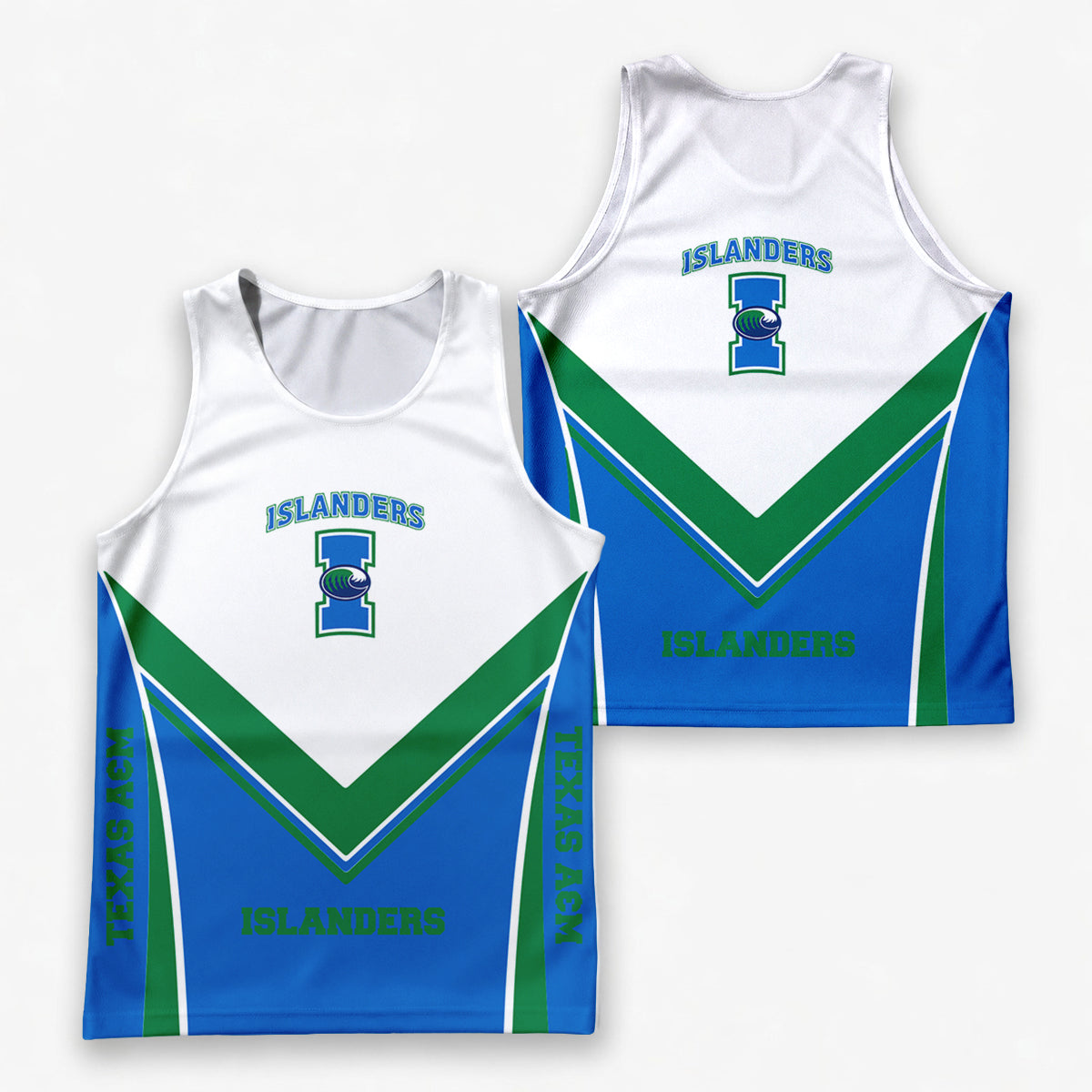 Texas A&M  Islanders Tech Running Tank Top