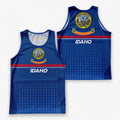 Patriotic Tech Running Tank Top - Idaho State Pride Running Singlet