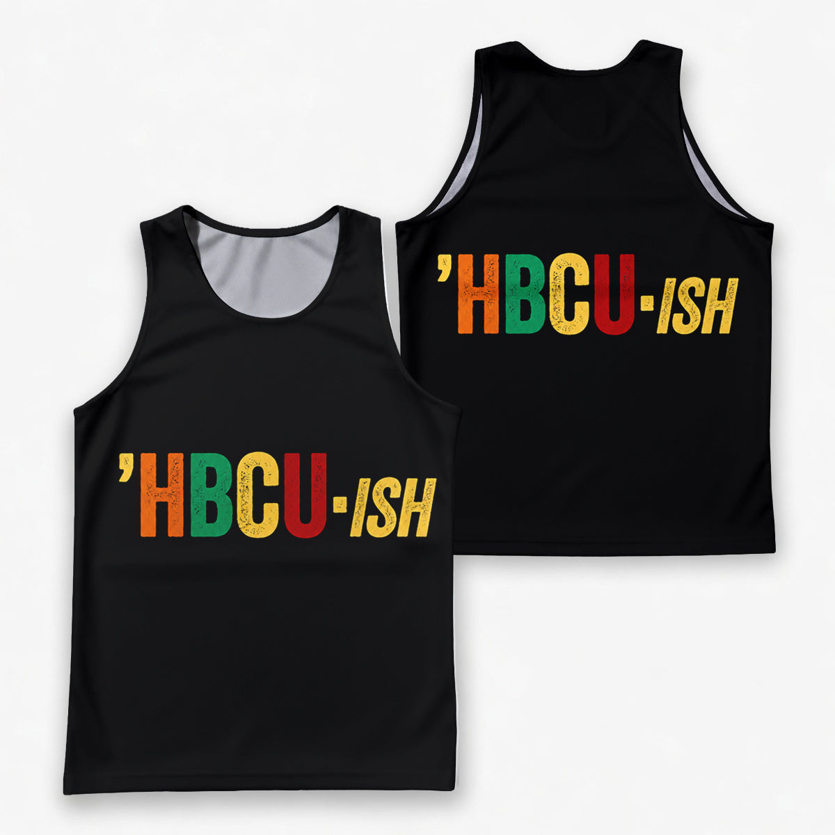 HBCU Running Tank Top HBCUish Pride Running Singlet for Men and Women