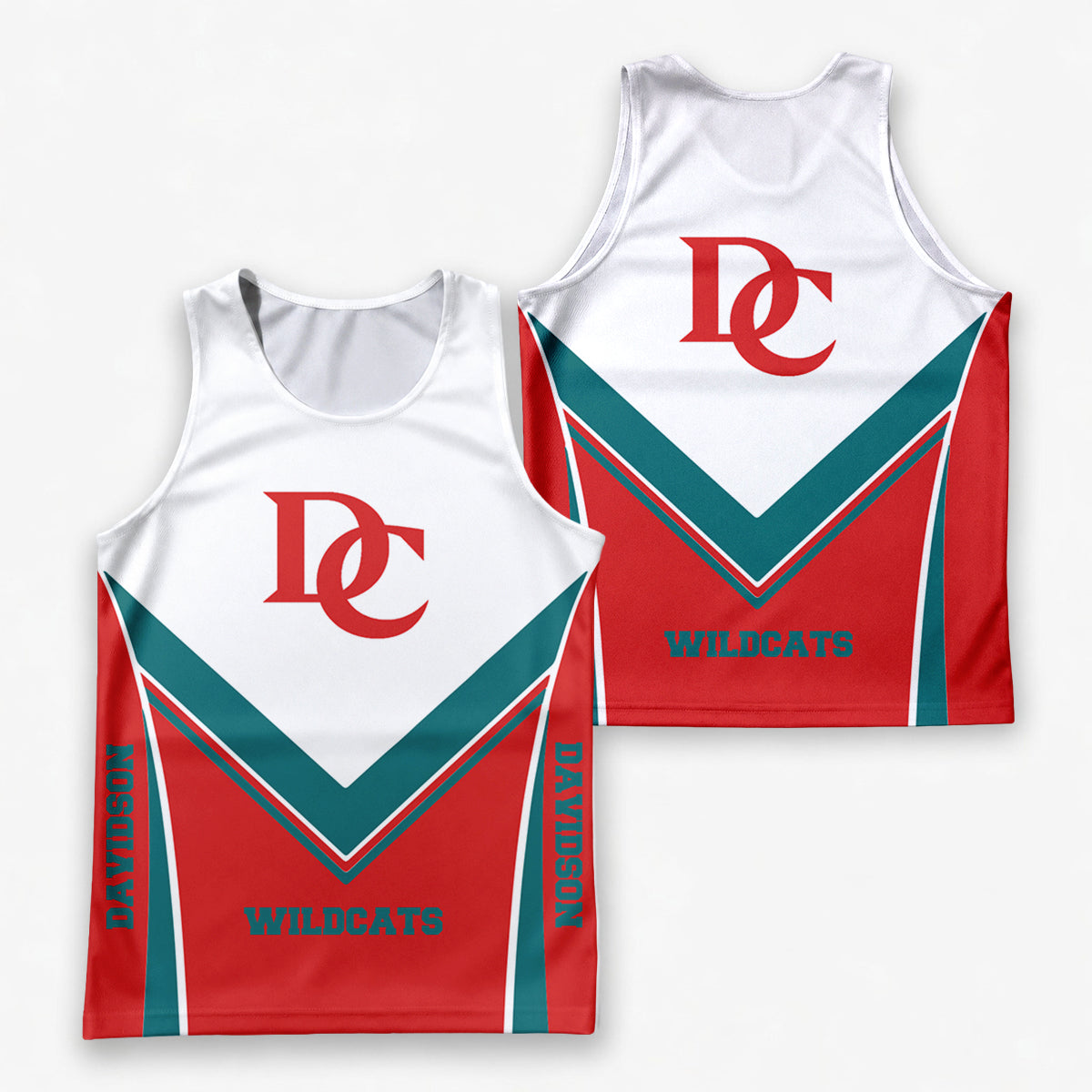 Davidson  Wildcats Tech Running Tank Top