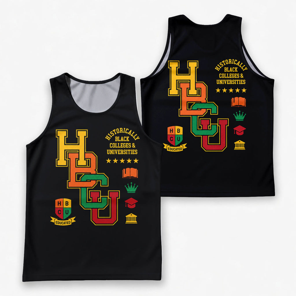 HBCU Running Tank Top Historically Black Colleges and Universities Running Singlet for Men and Women