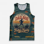 Funny Dad Running Tank Top It's Not A Dad Bod Tech Singlet V2