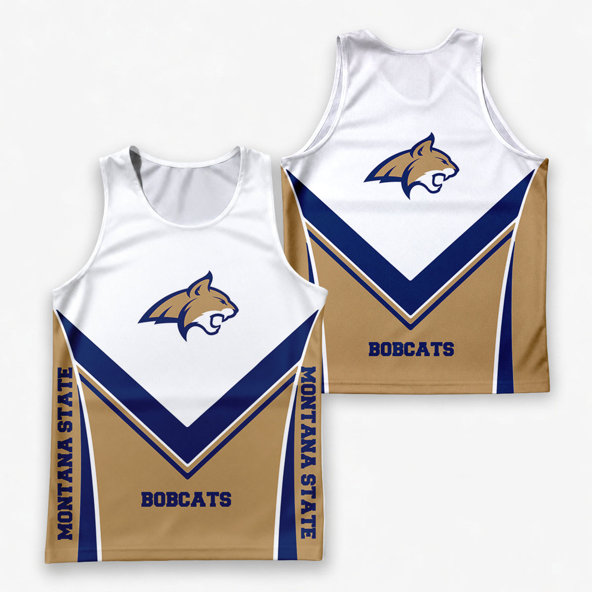 Montana State  Bobcats Tech Running Tank Top