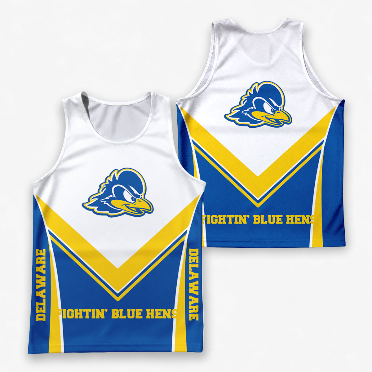 Delaware  Fightin' Blue Hens Tech Running Tank Top