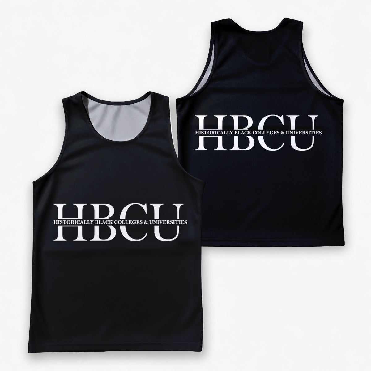 HBCU Running Tank Top Historically Black Colleges and Universities Classic Running Singlet for Men and Women