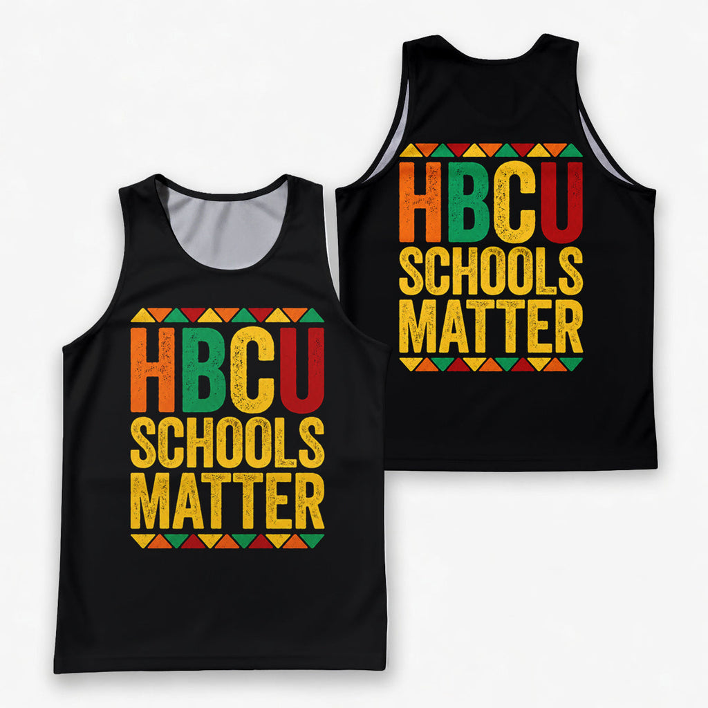 HBCU Running Tank Top HBCU Schools Matter Running Singlet for Men and Women