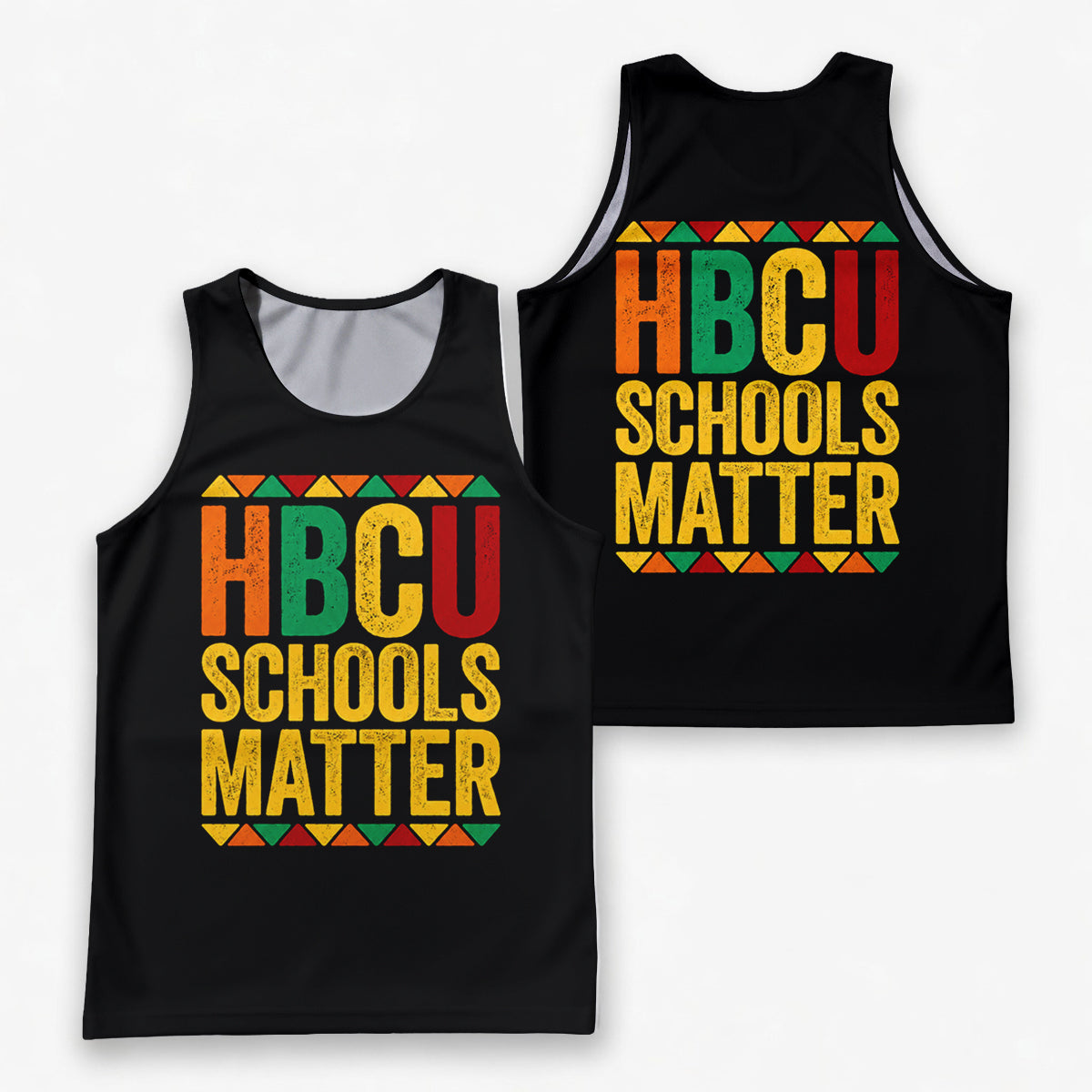 HBCU Running Tank Top HBCU Schools Matter Running Singlet for Men and Women
