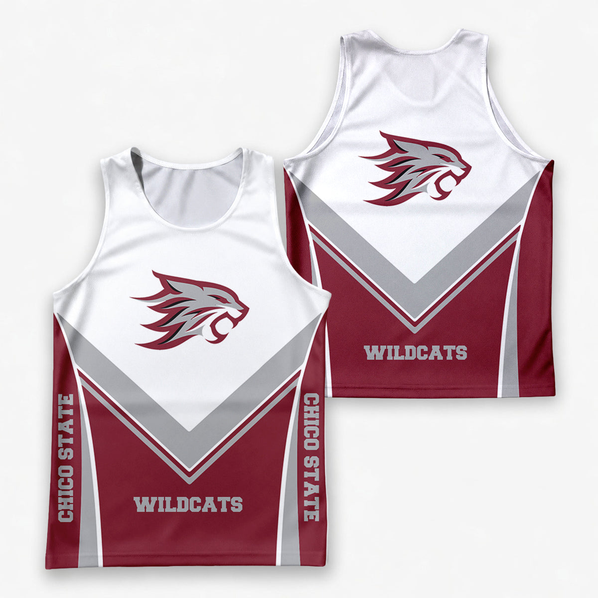 Chico State  Wildcats Tech Running Tank Top