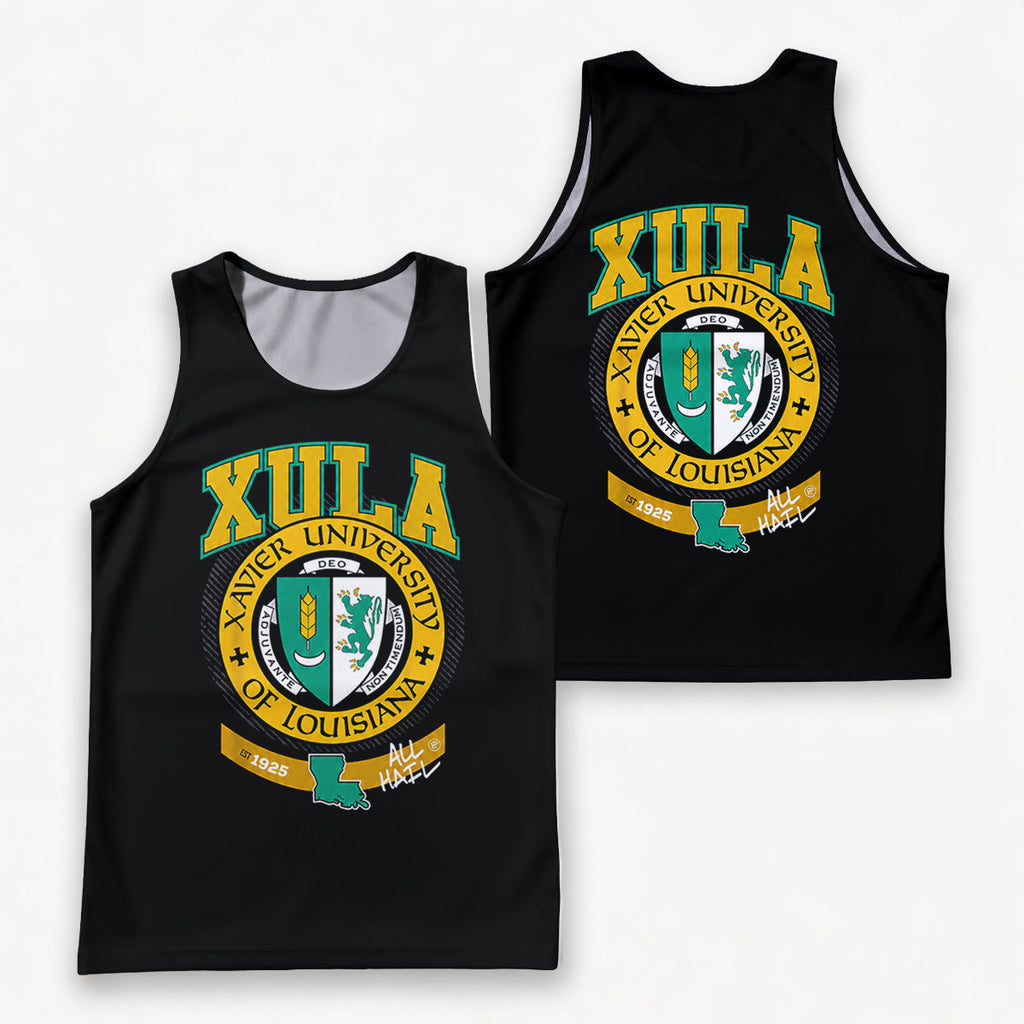 HBCU Running Tank Top Xavier University of Louisiana XULA Running Singlet for Men and Women