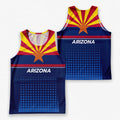 Patriotic Tech Running Tank Top - Arizona State Pride Running Singlet