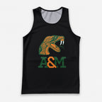 HBCU Running Tank Top Florida A&M Rattler Running Singlet for Men and Women