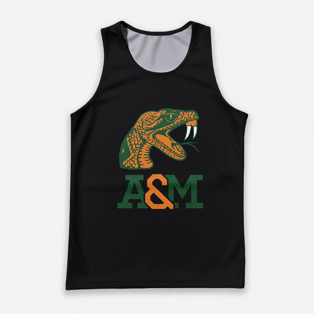 HBCU Running Tank Top Florida A&M Rattler Running Singlet for Men and Women