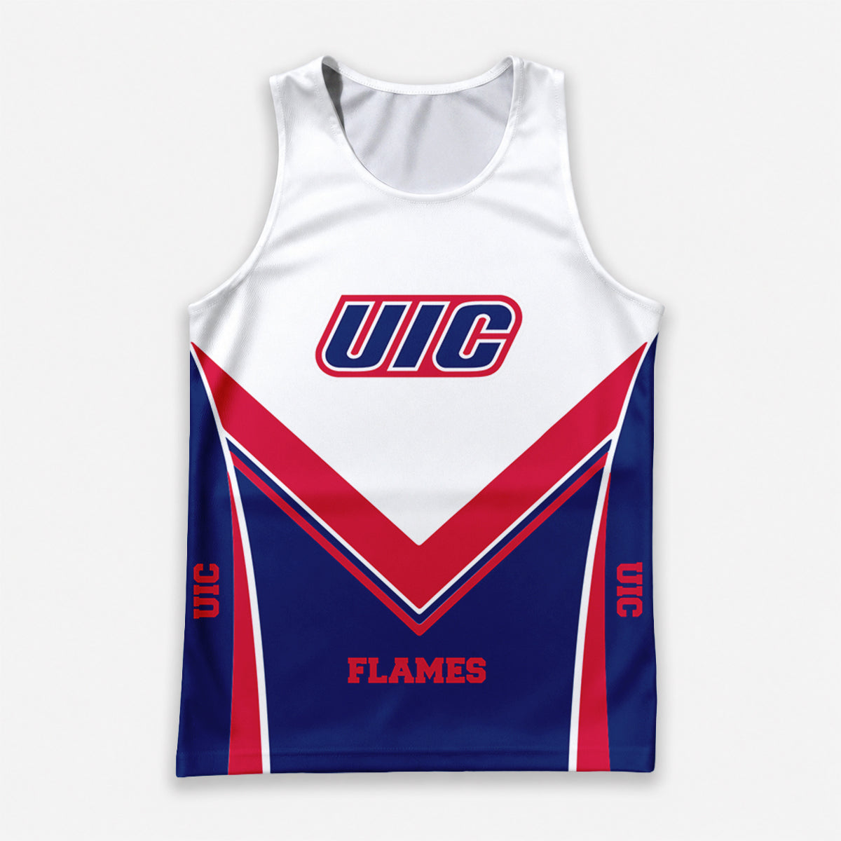 UIC  Flames Tech Running Tank Top