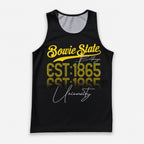 HBCU Running Tank Top Bowie State University Bulldogs Running Singlet for Men and Women