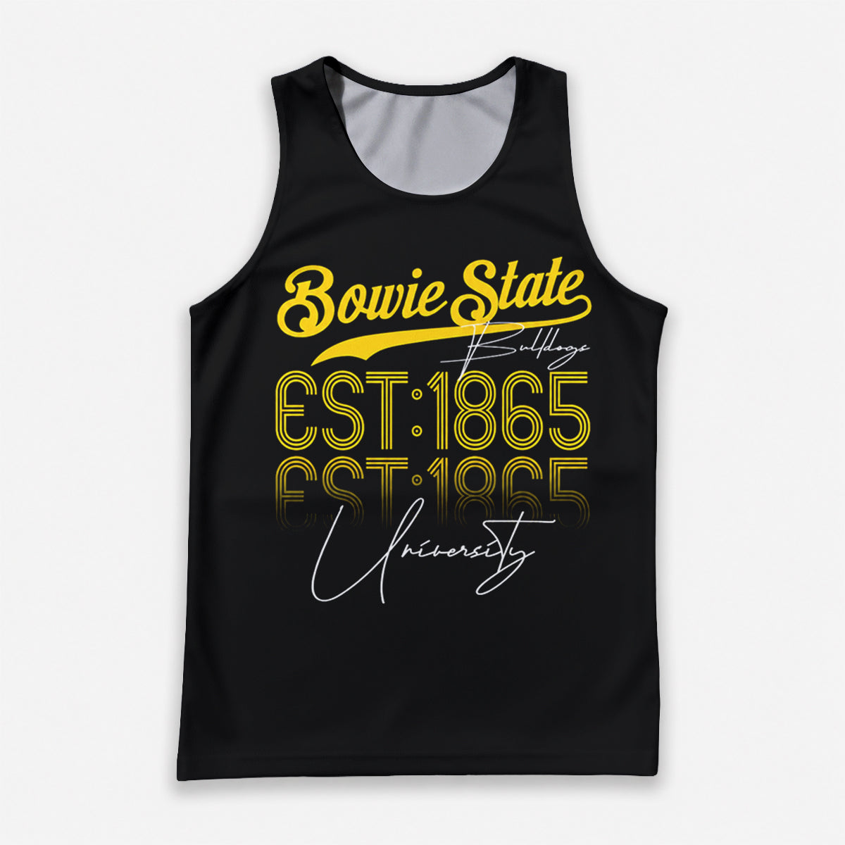 HBCU Running Tank Top Bowie State University Bulldogs Running Singlet for Men and Women