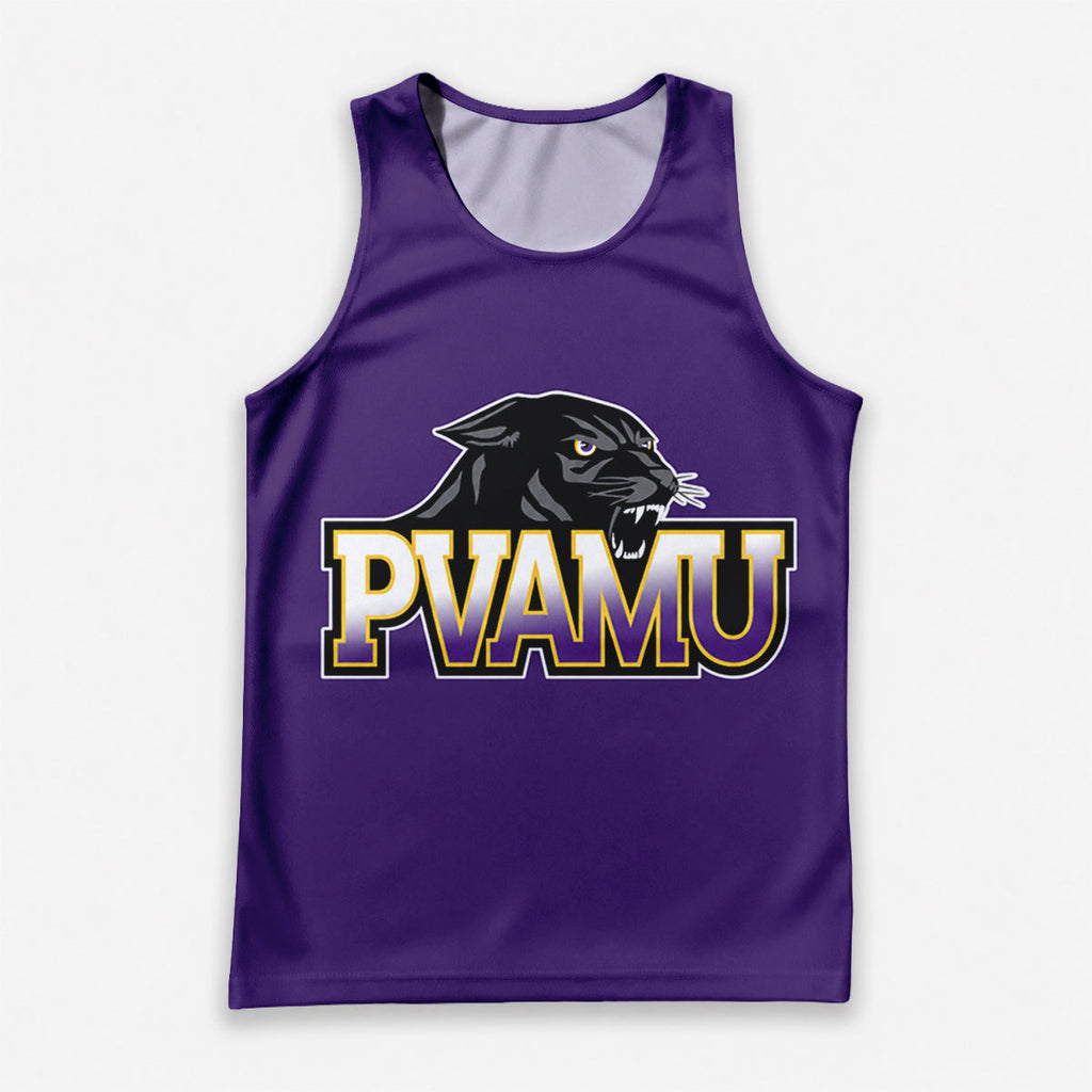 HBCU Running Tank Top Prairie View A&M University Panthers Running Singlet for Men and Women