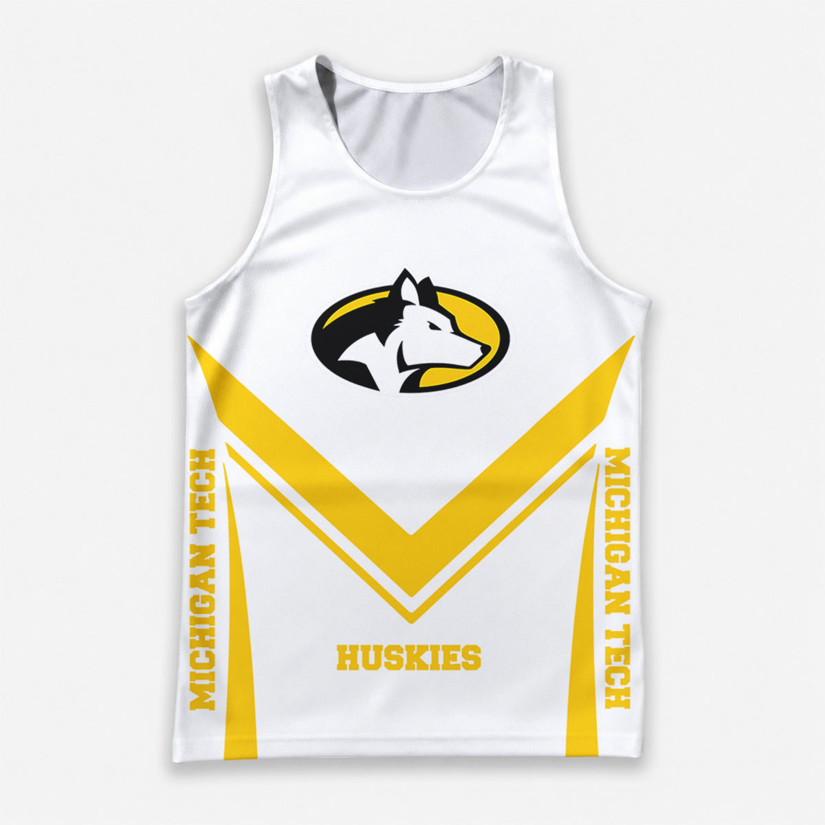 Michigan Tech  Huskies Tech Running Tank Top