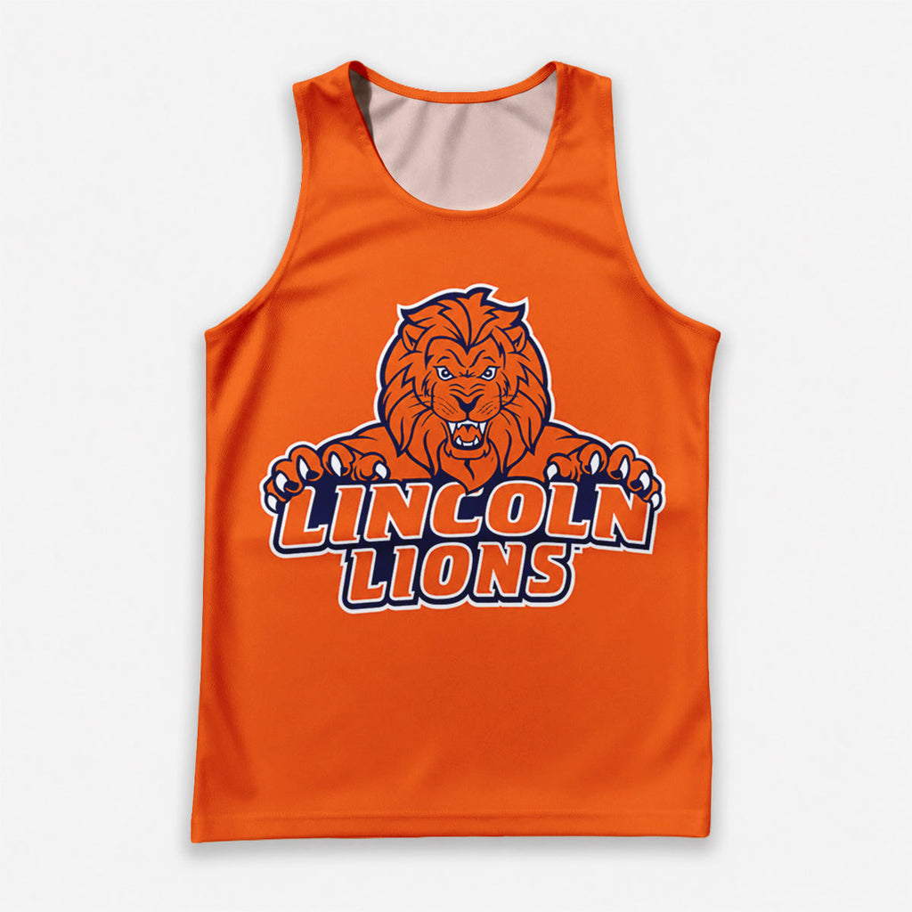 HBCU Running Tank Top Lincoln University Lions Running Singlet for Men and Women