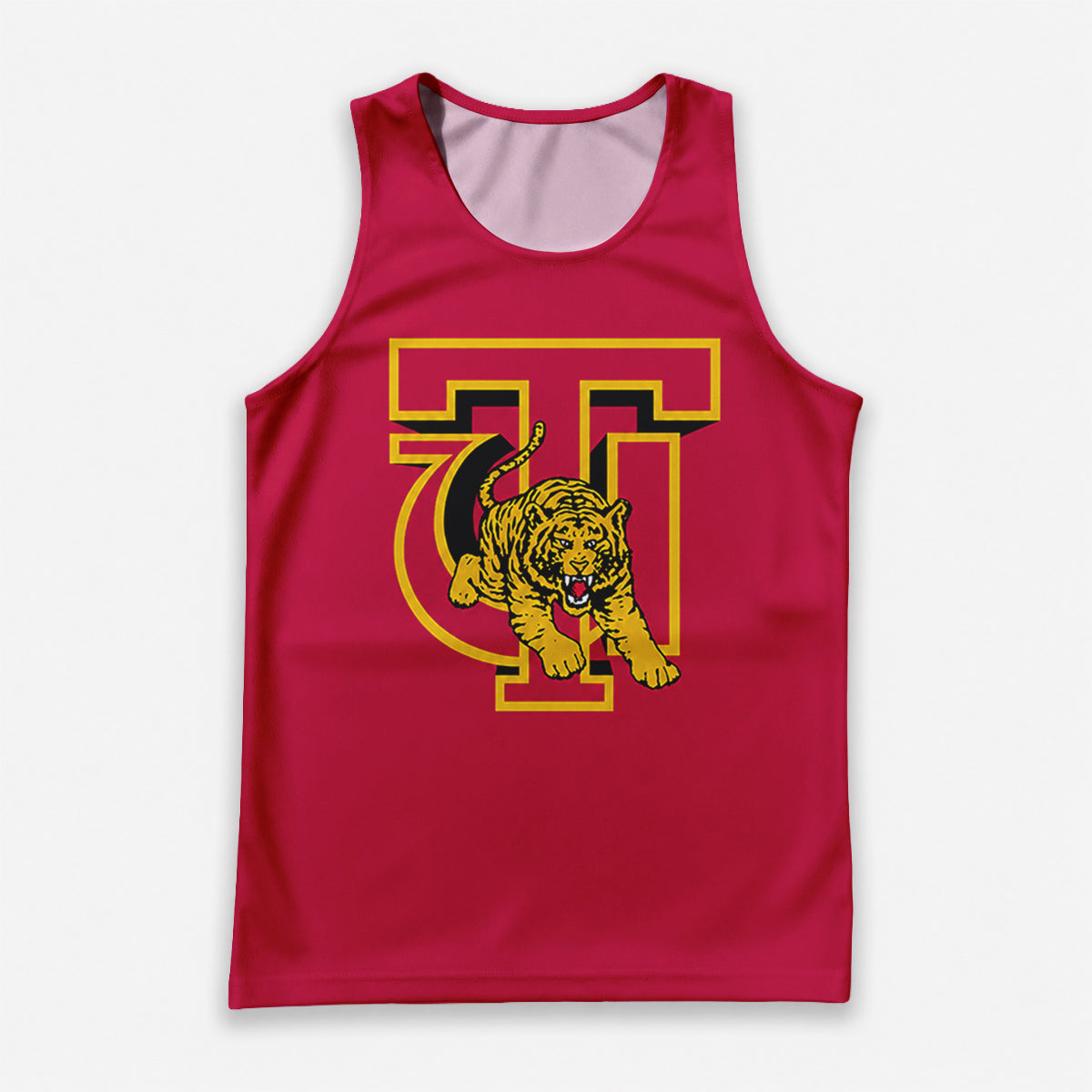 HBCU Running Tank Top Tuskegee Golden Tigers Running Singlet for Men and Women