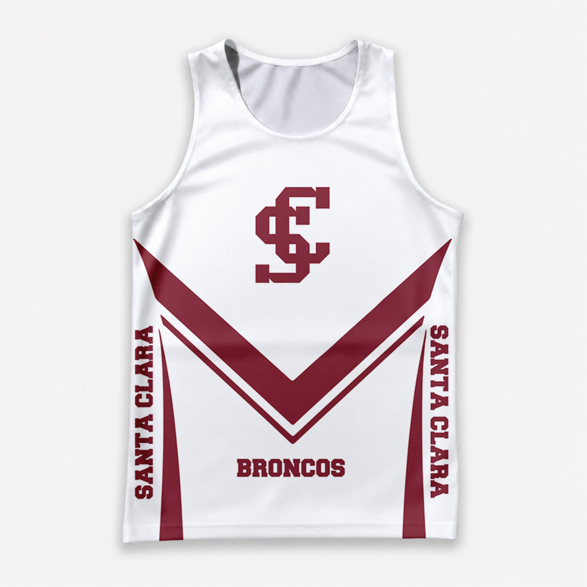 Santa Clara  Broncos Tech Running Tank Top
