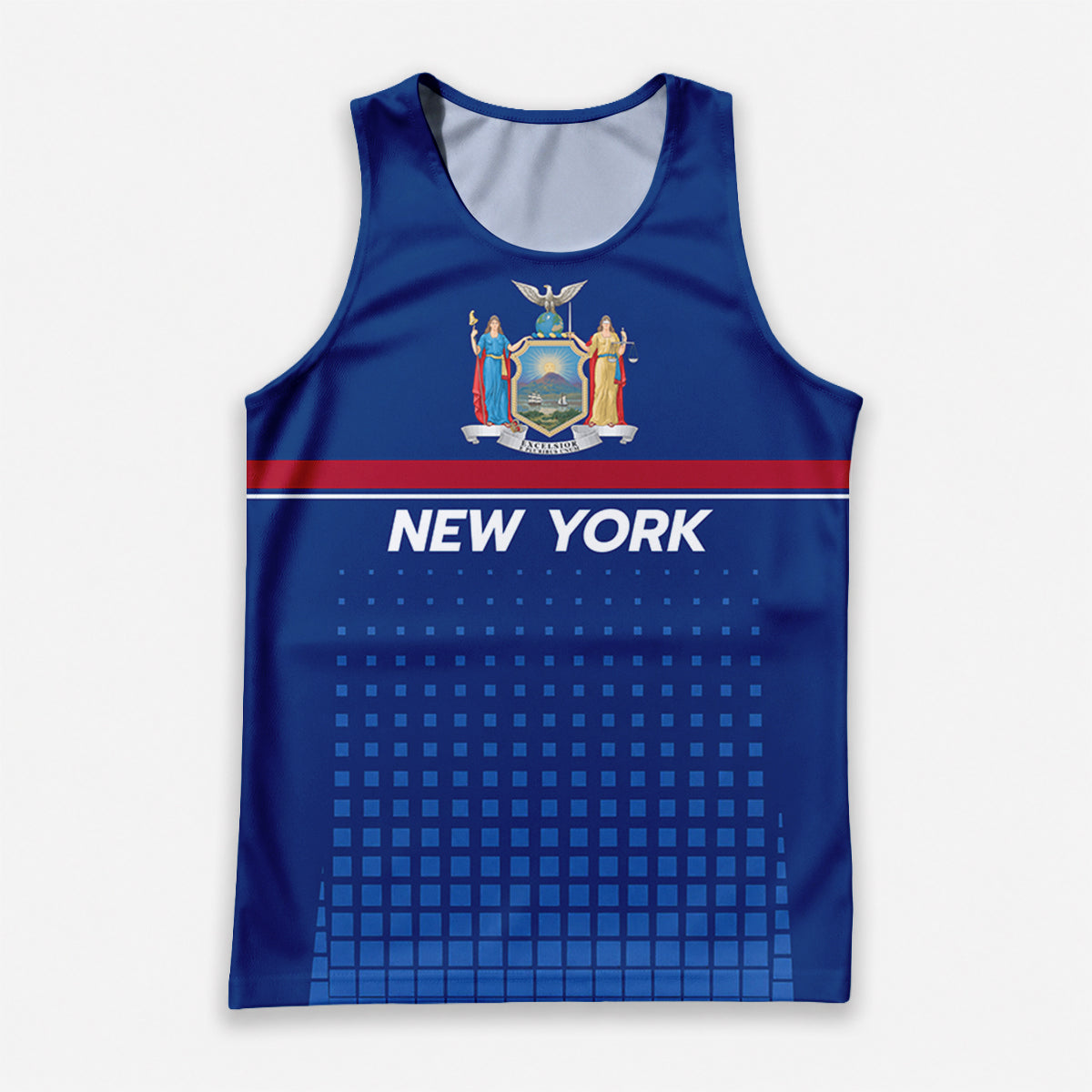 Patriotic Tech Running Tank Top - New York State Pride Running Singlet