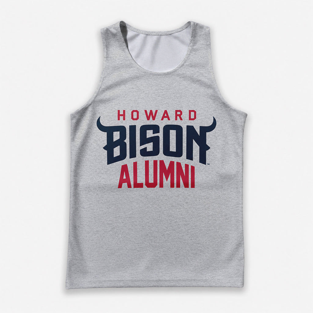 HBCU Running Tank Top Howard Bison Alumni Running Singlet for Men and Women