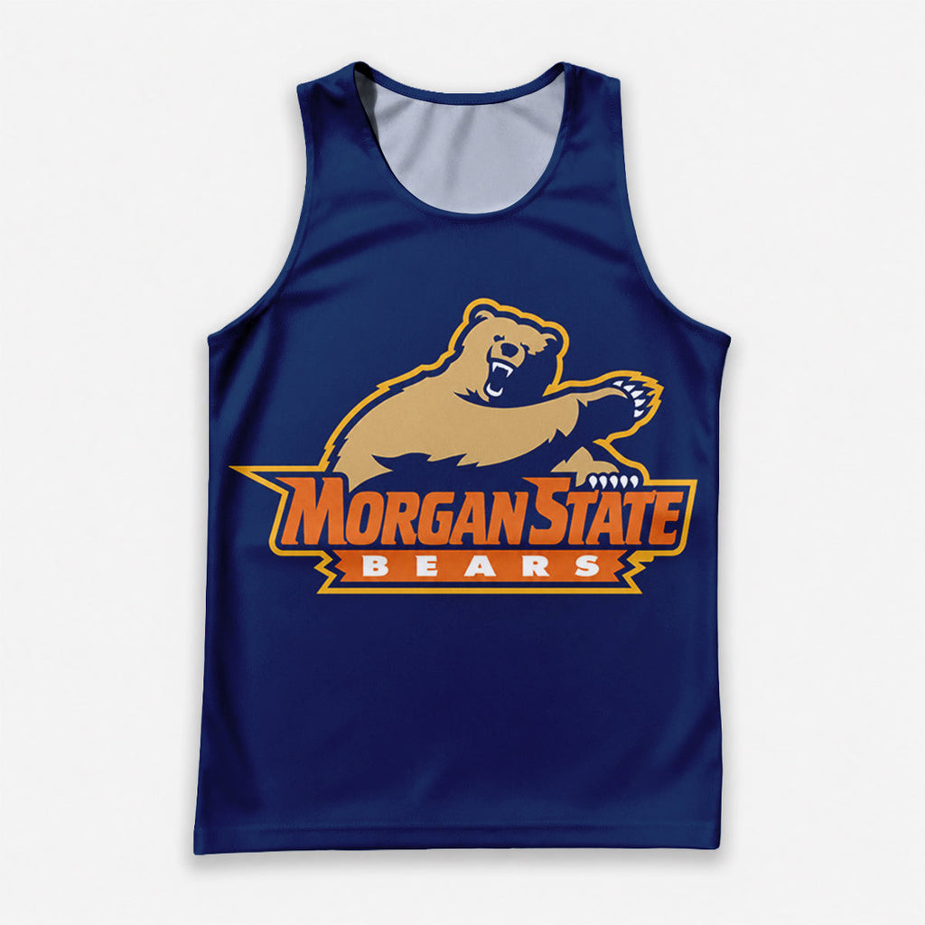 HBCU Running Tank Top Morgan State Bears Running Singlet for Men and Women