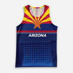 Patriotic Tech Running Tank Top - Arizona State Pride Running Singlet