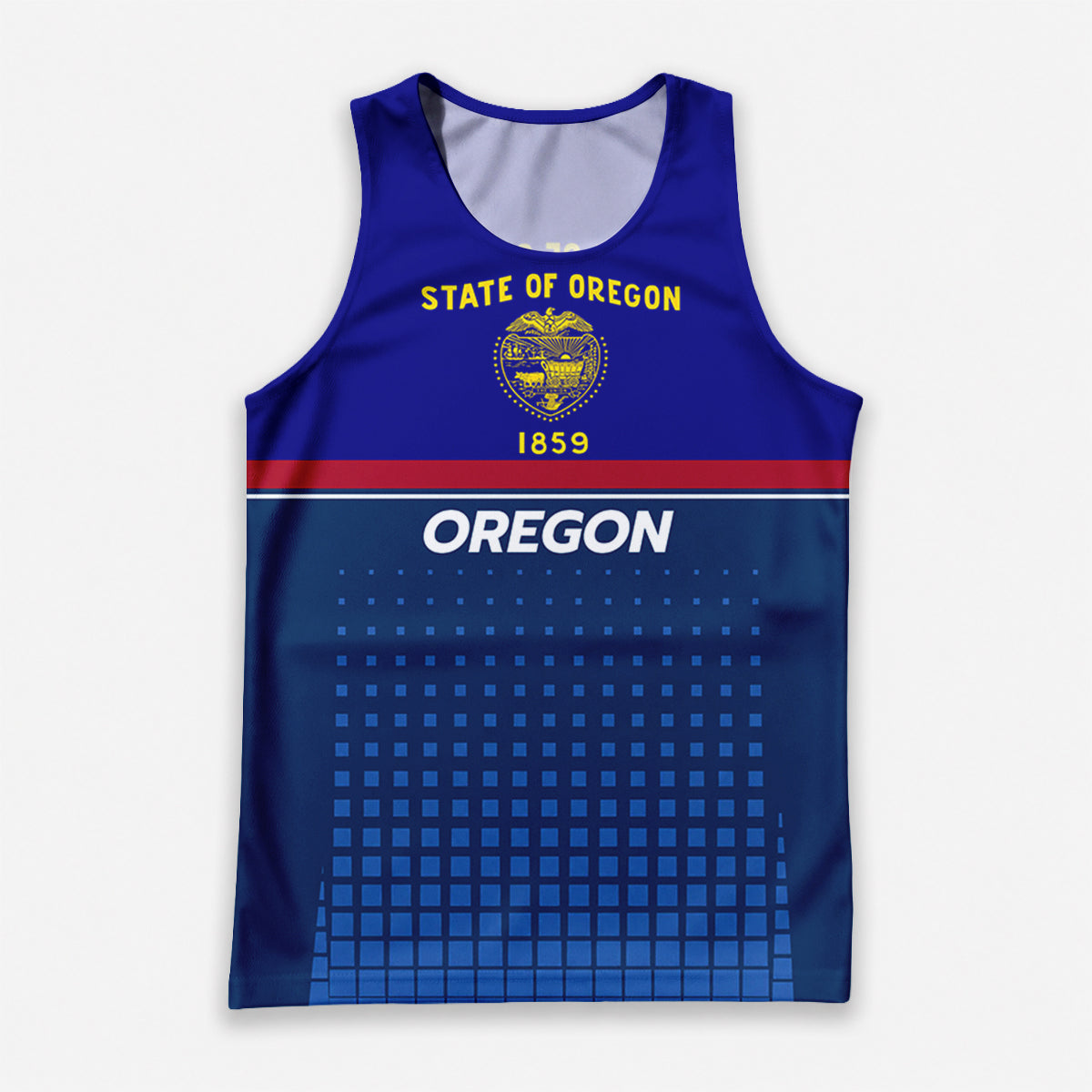 Patriotic Tech Running Tank Top - Oregon State Pride Running Singlet