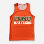 HBCU Running Tank Top FAMU Rattlers College Running Singlet for Men and Women