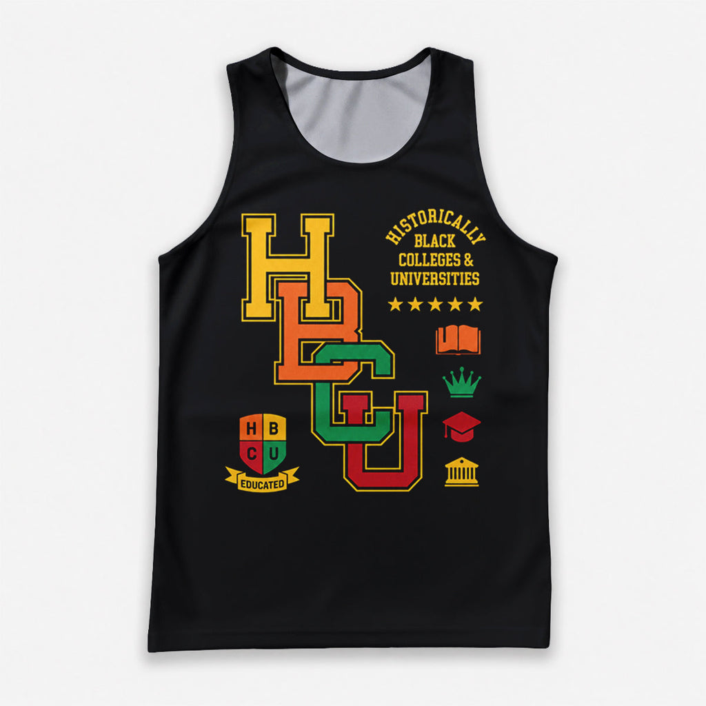 HBCU Running Tank Top Historically Black Colleges and Universities Running Singlet for Men and Women