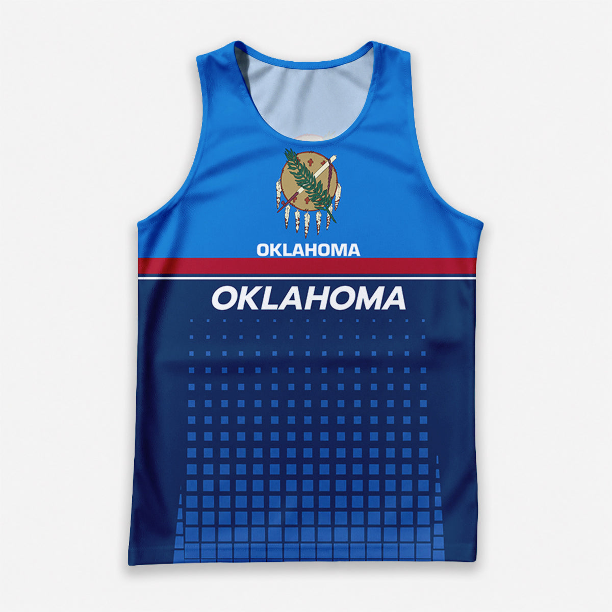 Patriotic Tech Running Tank Top - Oklahoma State Pride Running Singlet