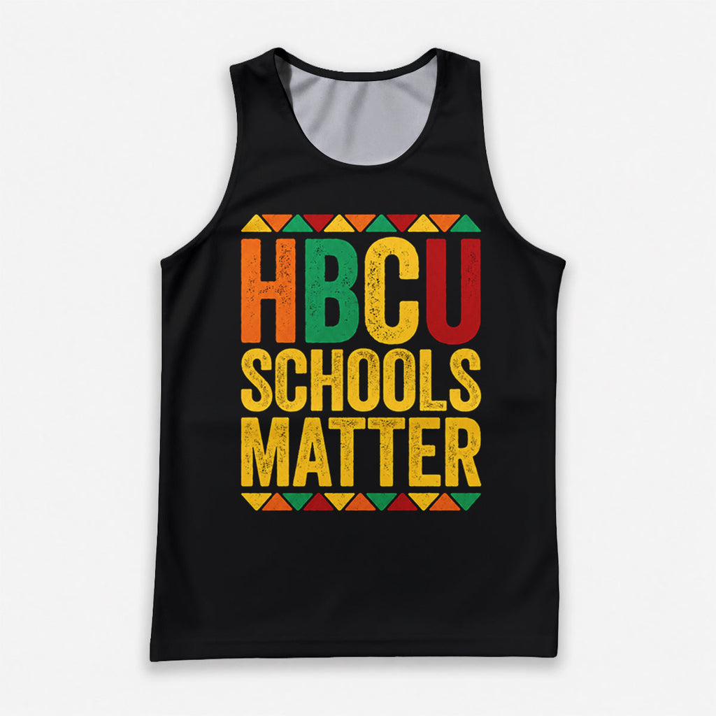 HBCU Running Tank Top HBCU Schools Matter Running Singlet for Men and Women
