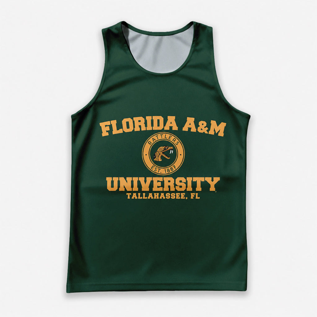 HBCU Running Tank Top Florida A&M University 1887 Running Singlet for Men and Women