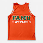 HBCU Running Tank Top FAMU Rattlers College Running Singlet for Men and Women