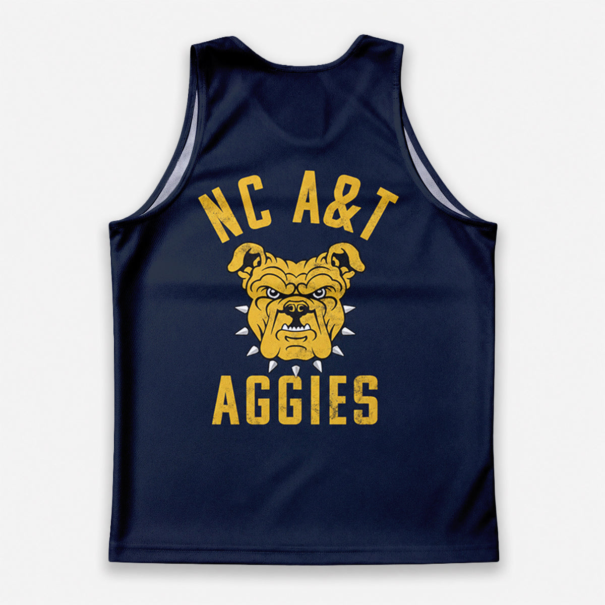 HBCU Running Tank Top North Carolina A&T State University Bulldog Running Singlet for Men and Women