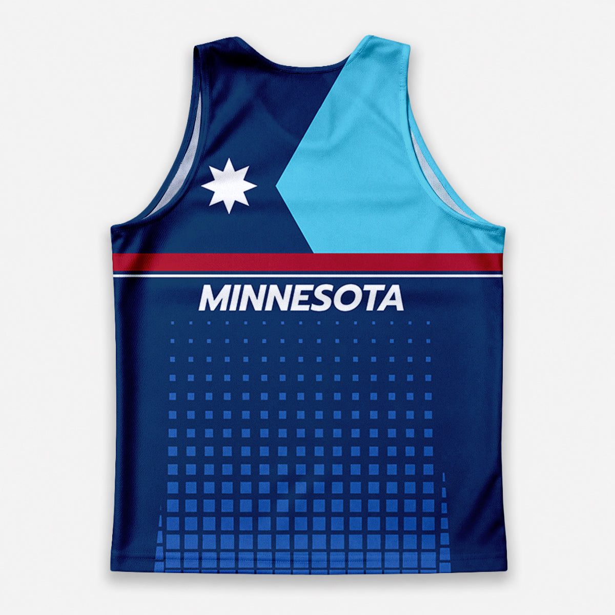 Patriotic Tech Running Tank Top - Minnesota State Pride Running Singlet