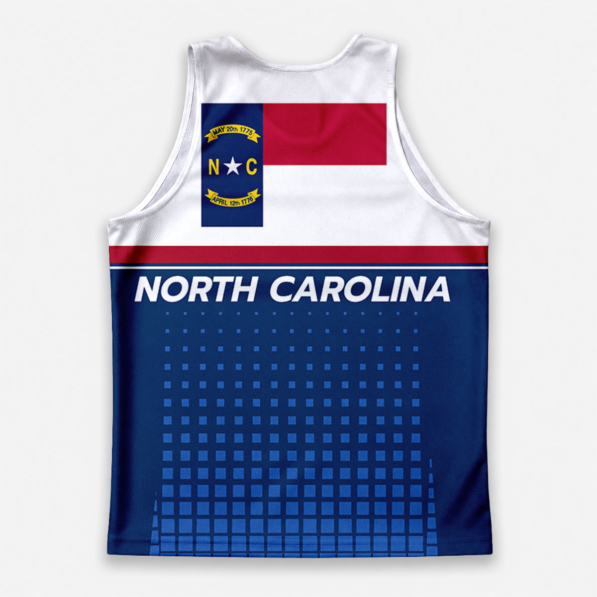 Patriotic Tech Running Tank Top - North Carolina State Pride Running Singlet