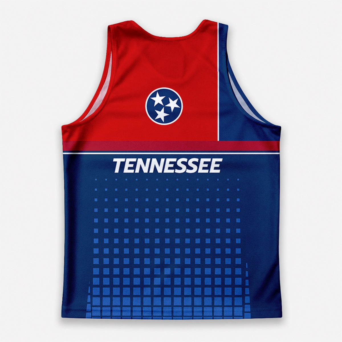 Patriotic Tech Running Tank Top - Tennessee State Pride Running Singlet