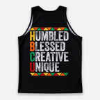 HBCU Running Tank Top Humbled Blessed Running Singlet for Men and Women