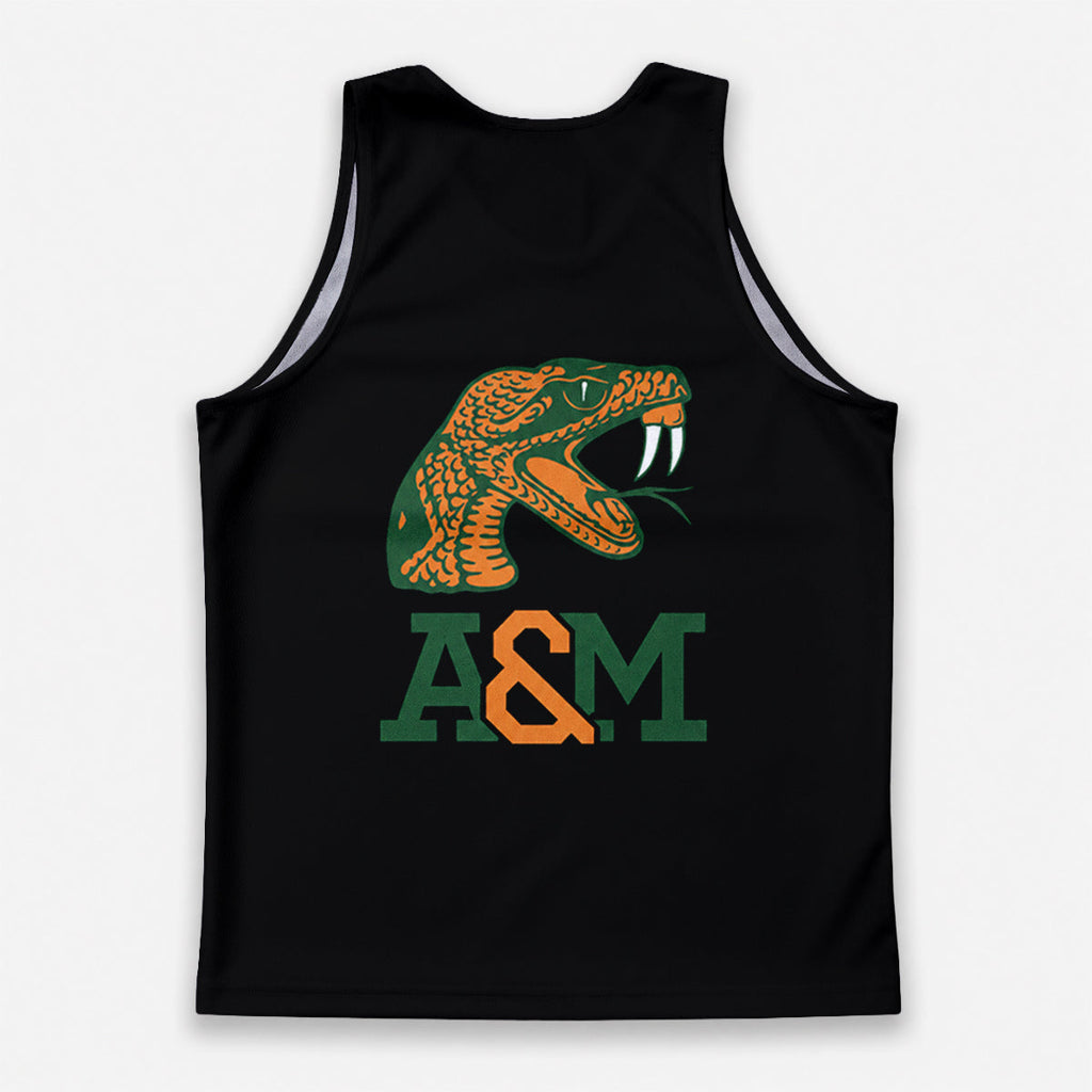 HBCU Running Tank Top Florida A&M Rattler Running Singlet for Men and Women